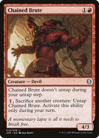 Magic: The Gathering Single - Jumpstart - Chained Brute - Uncommon/019 Lightly Played