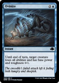 Magic: The Gathering Single - Dominaria Remastered - Ovinize (Foil) - Common/063 Lightly Played