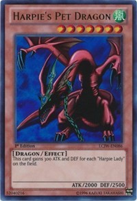 Yugioh / Yu-Gi-Oh! Single - Legendary Collection 4: Joey's World - Harpie's Pet Dragon (1st Edition) - Ultra Rare/LCJW-EN086 Lightly Played