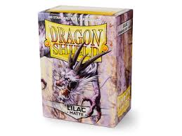 Dragon Shields: (100) Matte Lilac Standard Sleeves