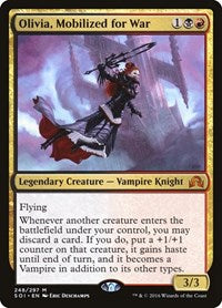 Magic: The Gathering - Shadows over Innistrad - Olivia, Mobilized for War Mythic/248 ModeratelyPlayed