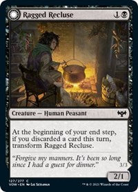 Magic: The Gathering - Innistrad: Crimson Vow - Ragged Recluse Common/127 Lightly Played