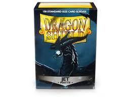 Dragon Shields: (100) Matte Jet Standard Sleeves