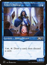 Magic: The Gathering - Core Set 2021 - Teferi's Protege FOIL Common/295 Lightly Played