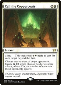 Magic: The Gathering Single - Commander 2020 - Call the Coppercoats Rare/023 Lightly Played