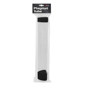 BCW SUPPLIES: CLEAR PLAYMAT TUBE WITH DICE CAP - BLACK