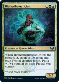 Magic: The Gathering Single - Strixhaven: School of Mages - Biomathematician - Common/164 Lightly Played