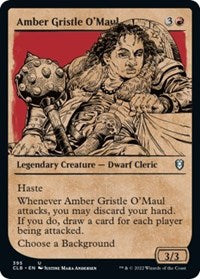Magic: The Gathering Single - Commander Legends: Battle for Baldur's Gate - Amber Gristle O'Maul (Showcase) - Uncommon/395 Lightly Played