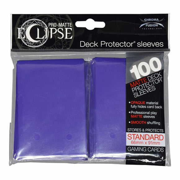 Deck Protectors: Pro-Matte- Eclipse Royal Purple (100 count)