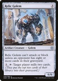 Magic: The Gathering Single - Zendikar Rising - Relic Golem Uncommon/249 Lightly Played