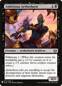 Magic: The Gathering Single - The List - Ambitious Aetherborn Common/072 Lightly Played