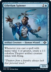 Magic: The Gathering Single - Modern Horizons 2 - Etherium Spinner (Foil) - Common/040 Lightly Played