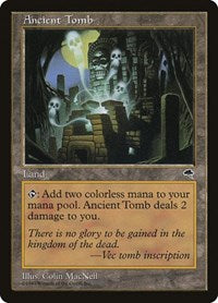 Magic: The Gathering - Tempest- Ancient Tomb Uncommon/315 Lightly Played
