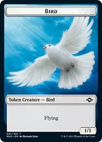 Magic: The Gathering Single - Modern Horizons 2 - Bird - Token/001 Lightly Played