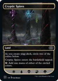 Magic: The Gathering Single - Double Masters 2022 - Cryptic Spires - Common/332 Lightly Played