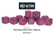 Bolt Action: Orders Dice Packs - Maroon