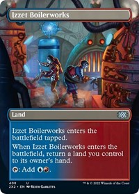 Magic: The Gathering Single - Double Masters 2022 - Izzet Boilerworks (Borderless) - Rare/408 Lightly Played