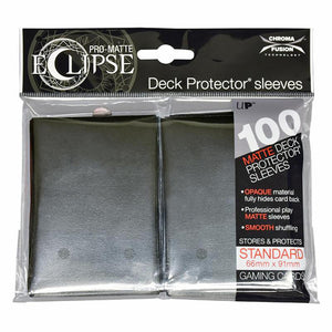 Deck Protectors: Pro-Matte- Eclipse Jet Black (100 count)