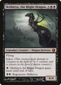 Magic: The Gathering -Scars of Mirrodin - Skithiryx, the Blinght Dragon Mythic/008 Lightly Played