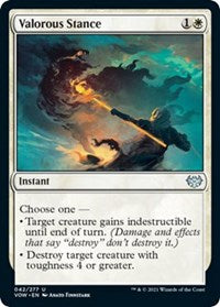Magic: The Gathering - Innistrad: Crimson Vow - Valorous Stance Uncommon/042 Lightly Played