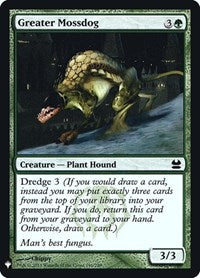Magic: The Gathering Single - The List - Modern Masters - Greater Mossdog (Foil) - Common/156 Lightly Played