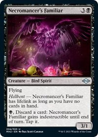 Magic: The Gathering - Modern Horizons 2 - Necromancer's Familiar Uncommon/094 Lightly Played
