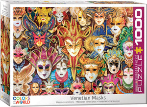 EuroGraphics Venetian Masks 1000-Piece Puzzle