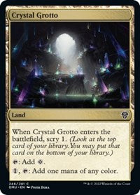 Magic: The Gathering Single - Dominaria United - Crystal Grotto (Foil) - Common/246 Lightly Played