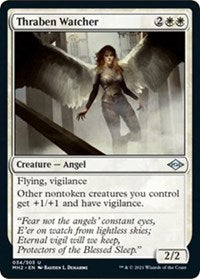 Magic: The Gathering - Modern Horizons 2 - Thraben Watcher Foil Uncommon/034 Lightly Played