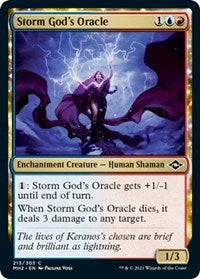 Magic: The Gathering - Modern Horizons 2 - Storm God's Oracle Foil Common/213 Lightly Played