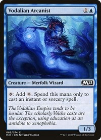 Magic: The Gathering - Core Set 2021 - Vodalian Arcanist FOIL Common/083 Lightly Played