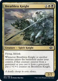 Magic: The Gathering Single - Modern Horizons 2 - Breathless Knight (Foil) - Common/187 Lightly Played