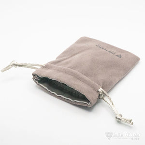 Satin Lined Velvet Bag - Small Gray (3" x 4")