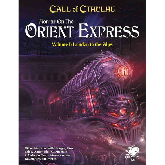 CALL OF CTHULHU RPG (7E): HORROR ON THE ORIENT EXPRESS (TWO-VOLUME HARDCOVER SET)