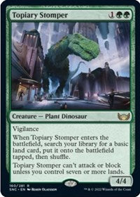 Magic: The Gathering Single - Streets of New Capenna - Topiary Stomper Rare/160 Lightly Played