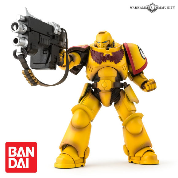 Warhammer 40,000 - Imperial Fists Intercessor with Auto Bolt Rifle & Auxiliary Grenade Launcher