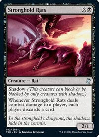 Magic: The Gathering - Time Spiral: Remastered - Stronghold Rats Uncommon/142 Lightly Played