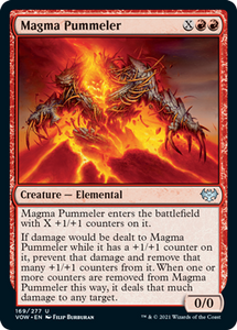 Magic: The Gathering - Innistrad: Crimson Vow - Magma Pummeler FOIL Uncommon/169 Lightly Played