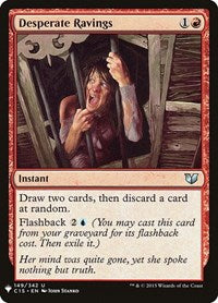 Magic: The Gathering Single - The List - Commander 2015 - Desperate Ravings - Uncommon/149 Lightly Played