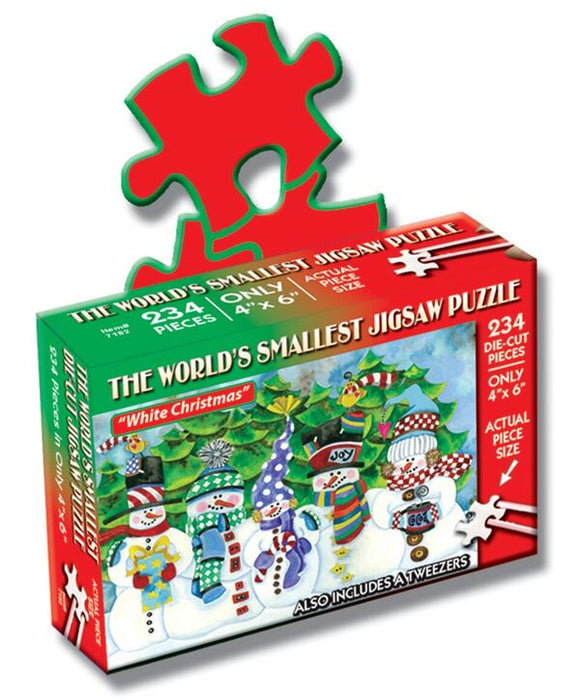 The World's Smallest Jigsaw Puzzle – White Christmas - 234 Piece Puzzle