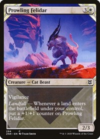 Magic: The Gathering Single - Zendikar Rising - Prowling Felidar (Showcase) Common/294 Lightly Played