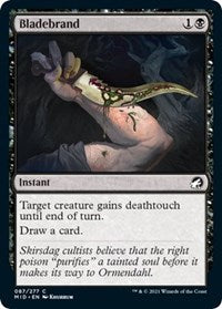 Magic: The Gathering Single - Innistrad: Midnight Hunt - Bladebrand (Foil) - Common/087 Lightly Played