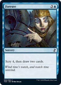 Magic: The Gathering - Time Spiral: Remastered - Foresee Common/069 Lightly Played