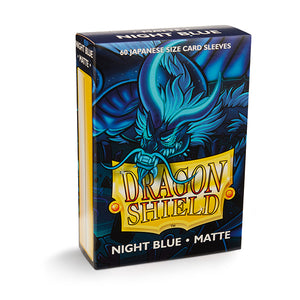 Dragon Shield Sleeves: Japanese- Matte Night Blue (60 ct.)