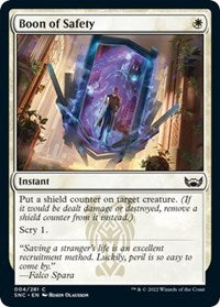 Magic: The Gathering Single - Streets of New Capenna - Boon of Safety - Common/004 Lightly Played
