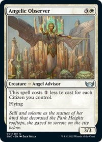 Magic: The Gathering Single - Streets of New Capenna - Angelic Observer Uncommon/001 Lightly Played