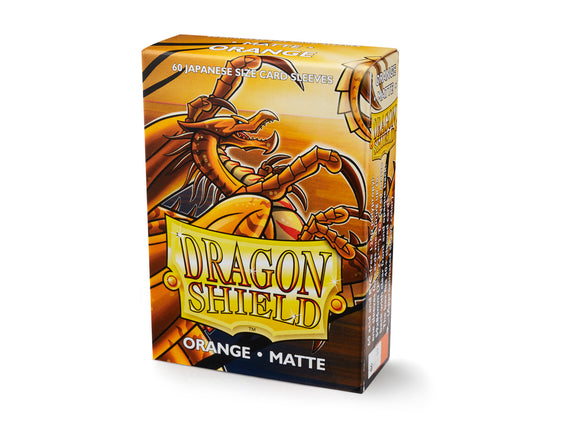 Dragon Shields: (60) Matte Orange Japanese Sleeves