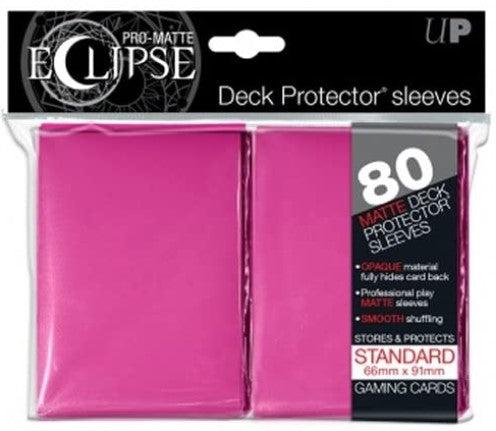Deck Protectors: Pro-Matte- Eclipse Pink (80 count)