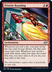 Magic: The Gathering - Unfinity - Priority Boarding (Foil) - Uncommon/119 Lightly Played