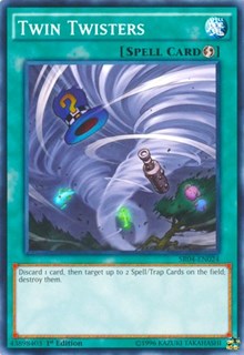 Yugioh / Yu-Gi-Oh! Single - Structure Deck: Dinosmasher's Fury - Twin Twisters (Unlimited Edition) - Common/SR04-EN024 Lightly Played